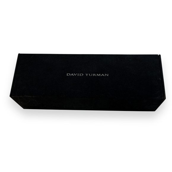 David Yurman Multi-Strand Cable Curb Link Necklace in Blackened Sterling Silver - Picture 4 of 4